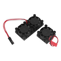 Ventilador Simple o Doble de Aleación de Aluminio de 5V para Raspberry Pi 3B+ 4B, Refrigeración con Almohadilla de Silicona de Alta Conductividad Térmica