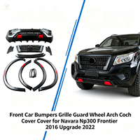 Kit de conversion pour pick-up : Pare-chocs avant ABS, grille de protection et couvre-arche de roue pour Navara NP300 Frontier 2016, mise à niveau 2022