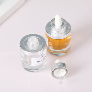 ขวดแก้วใสแบบหยด 30 มล. ฐานหนา พร้อมปิเปต สำหรับบรรจุภัณฑ์ผลิตภัณฑ์บำรุงผิว เซรั่ม และน้ำมันบำรุงผิว ขายส่ง - Product Image 4