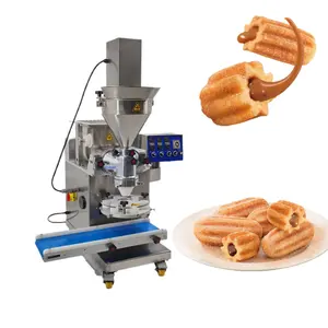 Máquina automática de llenado de churros Beikn, máquina para hacer churros de chocolate, máquina de incrustación y llenado de galletas de churros