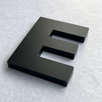 Enseigne Murale Commerciale Personnalisée en Acrylique 3D, Lettres en Relief Solides, Logo Élevé, Étanche IP65 pour Studio de Danse, Bureau, Voiture