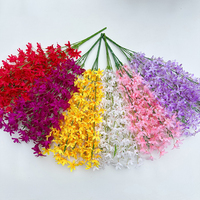 Fleur artificielle de gladiole PT-OR009 de 72 cm pour mariage