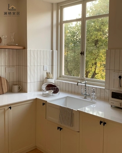 <span class=keywords><strong>Cuisine</strong></span> modulaire écologique sur mesure avec placage en bois naturel, structure en contreplaqué, armoires en aluminium - Product Image 4
