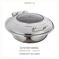 Ensemble de réchauds de luxe pour buffet, service traiteur, chauffe-plats en acier inoxydable pour hôtels et mariages