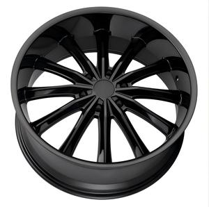 Preto Acabado <span class=keywords><strong>22</strong></span> 24 Polegada 6x114.3 6x139.7 Carro De Alumínio Personalizado Rodas Jantes para SUV/Pickup Truck - Product Image 2