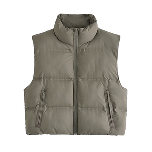 Chaqueta Safari de Terciopelo con Solapa Grande para Hombre, Informal, Otoñal, Tejida, con Cierre de Cremallera de PU, Servicio OEM - Product Image 1