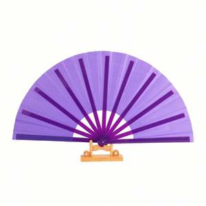 Abanico Plegable de Mano Personalizado para Festivales, Grande, Blanco, de 13 Pulgadas, con Logotipo - Product Image 6