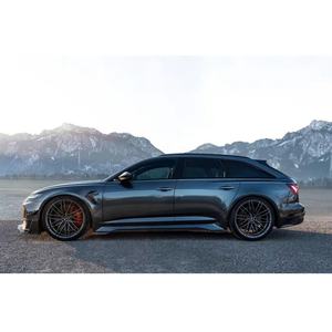 Pare-chocs de voiture en fibre de carbone de haute qualité, lèvre avant, diffuseur, jupe latérale, spoiler pour Audi <span class=keywords><strong>Rs6</strong></span> C8 <span class=keywords><strong>Abt</strong></span>, kit carrosserie en fibre de carbone - Product Image 4