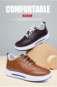 Scarpe Casual da Uomo Hongyan Traspiranti con Suola Morbida in PU, Tacco Piatto, Modello <span class=keywords><strong>Baita</strong></span> Non da Passeggio - Product Image 4