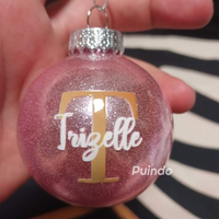Ornements de Noël personnalisés avec votre nom et logo, motif imprimé, décorations de pendentifs pour arbre de Noël, festival du Nouvel An
