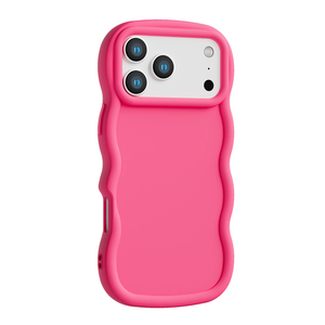 เคสโทรศัพท์แบบซับลิเมชั่นลายคลื่นขายส่ง สำหรับ iPhone XS Max, 11, 12, 13, 14, 15, 16, 17 Air และเคส iPhone 17 Pro Max สีดำ ทำจากซิลิโคน - Product Image 6