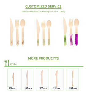 Biểu Tượng Tùy Chỉnh Dùng Một Lần Dao Kéo 160 Mm Kích Thước Mẫu Miễn Phí Có Sẵn 24 Pcs Dao Kéo Thiết Lập Cho Thương Mại Người Mua Giống Như Khách Sạn - Product Image 2