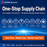 Fabricant OEM de PCBA SANHEX, assemblage de circuits imprimés IoT pour les appareils de serrures intelligentes et de prises intelligentes, fabrication de circuits imprimés SMT