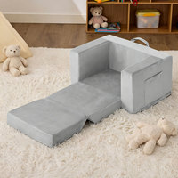 Canapé pour enfants, chaise 2-en-1 confortable pour tout-petits, chaise convertible pour enfants, canapé-lit pour garçons et filles, cadeaux