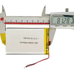 Batería de Litio Polímero de 5000 mAh con Certificación CE ROHS, Batería Recargable de Iones de Litio 105080 de 3.7 V para Electrónica de Consumo - Product Image 3