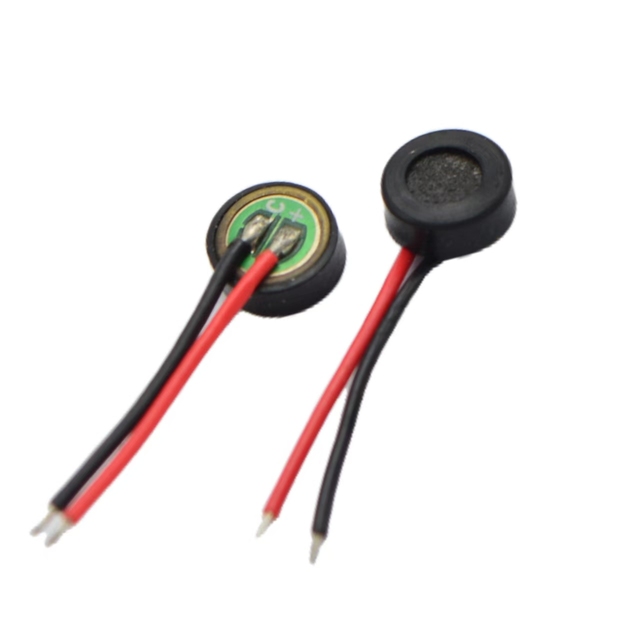 30MM Wire 4015 Electret Microphone Cartridge for Voice-controlled Lighting Recording 4.0x1.5MM Electret Condenser Microphone