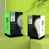 Boîte d'emballage personnalisée pour ampoules LED avec logo imprimé, en carton, pour ampoules LED avec logo personnalisé