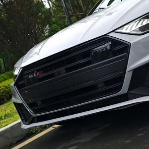 Calandre ronde en chrome et maille noire, accessoire de voiture pour <span class=keywords><strong>Audi</strong></span> A7 et <span class=keywords><strong>S7</strong></span>, modèle C8 <span class=keywords><strong>s7</strong></span>, 2019, 2020, <span class=keywords><strong>2021</strong></span>, 2022 - Product Image 2