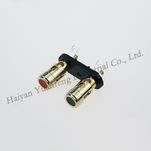 Zhejiang Manufacturer Spring Gold Plated 2 Way Sound Amplifier Terminal Connector Speaker Binding Post