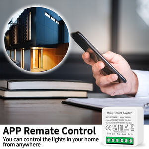 Bingoelec <span class=keywords><strong>Mini</strong></span> Smart Home Automation 10A/16A App Control Tuya Smart Wif DIY Switch - Product Image 4