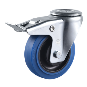 VIMA Preço de Atacado 4 Polegada Rodízio Roda Parafuso Buraco Giratório TPR e PP Heavy Duty Capacidade 100kg Rodízio <span class=keywords><strong>Industrial</strong></span> para Trolley - Product Image 2