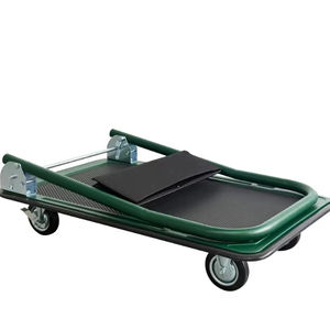 150Kg Opvouwbaar Platform Handvrachtwagen Vouwbare Structuur Winkelwagen Wagen Handkar Trolley Handwagen Handvat Oplegger Oem Aanpasbaar - Product Image 1