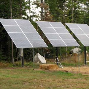 Single <strong>Post</strong> Mounted Solar Panel Pole Ground Mounting <strong>Brackets</strong> Steel Solar Mount - Product Image 5