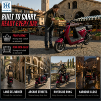 Scooter électrique 72V 2200W, cyclomoteur 45km/h, autonomie 70km, véhicule de livraison urbaine haute vitesse pour adultes, vente en gros