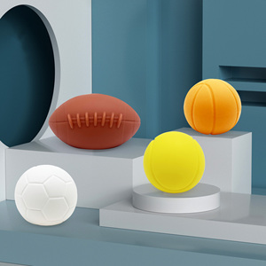 Veilleuse LED rechargeable portable moderne en silicone souple pour enfants boule d'éclairage cadeau pour garçon pour le salon interrupteur production d'énergie - Product Image 6