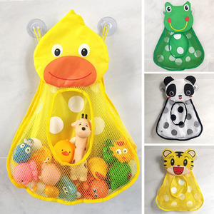 ZQ49 enfants bain jouets organisateur qualité supérieure baignoire jouet stockage maille douche organisateur ensemble avec anti-dérapant ventouses organisateur - Product Image 4