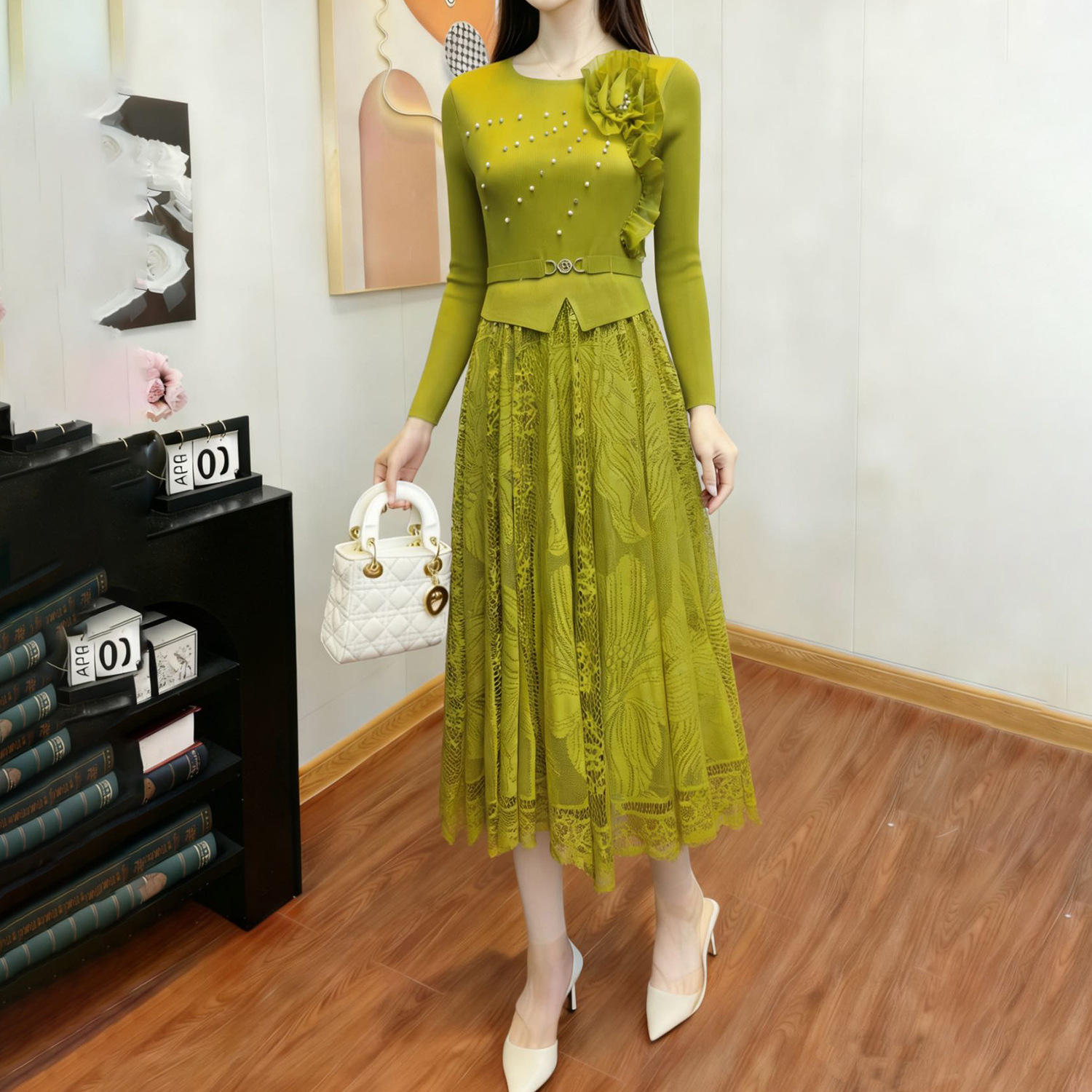 สีเขียว