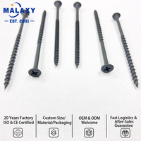 Tornillos para paneles de yeso de acero galvanizado Malaxy, tornillo para paneles de yeso de rosca gruesa
