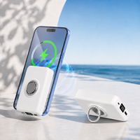 Batería Externa Magnética Portátil de 5000mAh/10000mAh, Inalámbrica, Ligera, Compacta, para Viajes