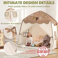 Tente de jeu en tissu pour enfants, base secrète, pliable et détachable, coin lecture intérieur, sûre, inodore, pour parents et enfants