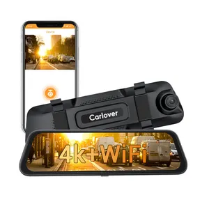 Dash Cams 4K avant et arrière HD WIFI Caméra de tableau de bord de voiture 4K Dash Cam Vision nocturne Boîte noire de voiture