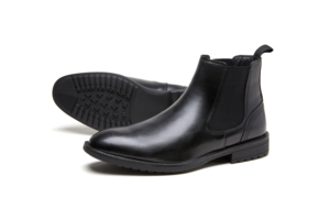 <span class=keywords><strong>Botas</strong></span> de <span class=keywords><strong>Hombre</strong></span> al por Mayor, Botines de Piel Sintética, Cómodos, con Elástico Lateral, Zapatos Chelsea con Suela de TPR, <span class=keywords><strong>Botas</strong></span> Casuales de Negocios para Caminar - Product Image 2