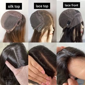 Offre Spéciale cheveux européens chaud châtaigne brun et doré Highlight couleur Luxe haut en dentelle avec doublure en soie HD perruque avant en dentelle pour les femmes - Product Image 4