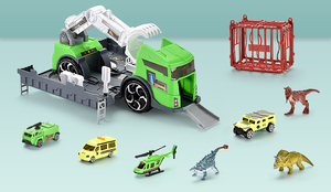 Ensemble de jouets pour enfants : Base de capture de dinosaures, parking, camion déformable, voitures, transporteur de dinosaures, <span class=keywords><strong>garage</strong></span>, véhicules - Product Image 5