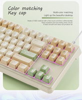 Keyboard Mekanik Berkabel 87 Tombol USB 3.0 Silikon Baru untuk Kantor Bisnis Rumah Gaming Umum Tampilan Menarik