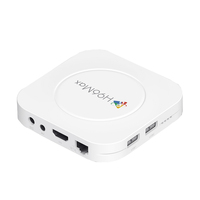 Boîtier TV H96 Max STB Android 11 Quad Core Rockchip RK3528, processeur 4K blanc certifié CE avec WiFi BT et télécommande vocale