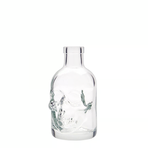 Botella de Vidrio de 200 ml con Diseño de <span class=keywords><strong>Calavera</strong></span> - Product Image 3