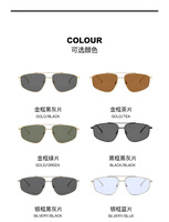 Lunettes de soleil de style aviateur en métal, logo personnalisé, unisexe, légères, double pont, plusieurs couleurs de verres, UV400
