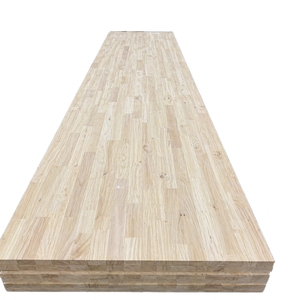 Rubber Wood Finger Joint Lamination Board C Face Natural Grain Furniture <b>Cabinet</b> <b>Shelf</b> Wood Panel - Product Image 1