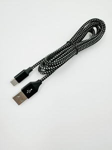 Cavo USB da Tipo <span class=keywords><strong>A</strong></span> <span class=keywords><strong>a</strong></span> Tipo <span class=keywords><strong>C</strong></span> in Nylon Intrecciato per Ricarica Rapida e Trasferimento Dati con Protezione Rinforzata Contro la Torsione per Telefoni Cellulari - Product Image 3