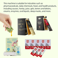 Machine automatique d'emballage de miel en sachet individuel, machine de remplissage et de scellage de sachets de miel liquide
