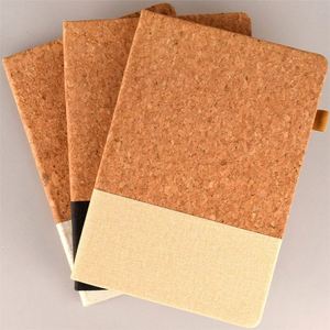Notebook Eco-Friendly Leather Minimalist <b>A5</b> <b>Diary</b> with UV Printing Elastic Band Fabric Texture for Business Office - Product Image 6