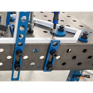 Steeleco gpph ม้านั่งเชื่อม2.4x1.2ม. หนา8มม. รู16มม. ตารางขนาด100x100มม. - Product Image 6