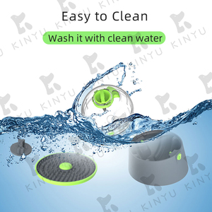 KINYU 2022 Umweltfreundliche Multifunktions-Schleckmatte für Hunde aus Kunststoff, für langsames Fressen, Käfig-Trainingsunterlage, Spenderball, tragbar, robust - Product Image 6