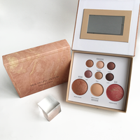 Palette de maquillage vegan 3-en-1 pour les yeux, le visage et le corps, longue tenue, haute pigmentation, fini mat, marque privée