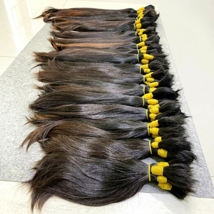 Extensiones de Cabello Humano Virgen Vietnamita de un Solo Donante, 100% Virgen, Super Double Drawn, 1 kg, Longitud Completa 22-24 Pulgadas, Precio al por Mayor - Product Image 1